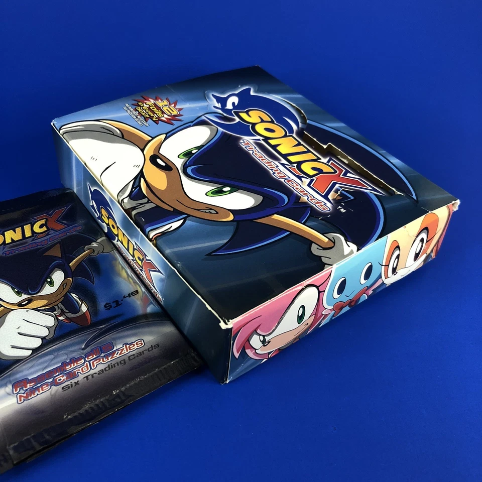 (EMPTY BOX) 2004 Score | (SONIC X THE HEDGEHOG) SEGA Trading Cards Wrapper RARE - Image 3 of 4