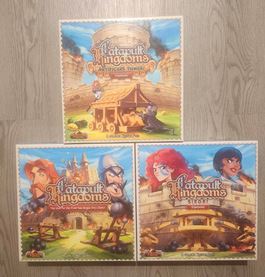 Catapult Kingdoms, expansions Floor game. Like Crossbows & Catapults. READ DESC