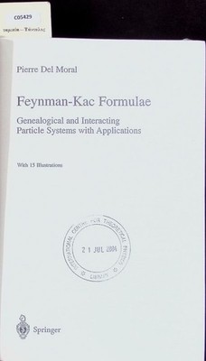 Feynman-Kac formulae. Genealogical and interacting particle systems with applica