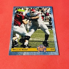 Willie Roaf .. ROOKIE .. Louisiana Tech / NO Saints .. 1993 Classic Card 8. rookie card picture