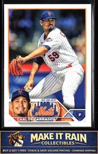 Carlos Carrasco 2023 Topps Series One #161 New York Mets Baseball