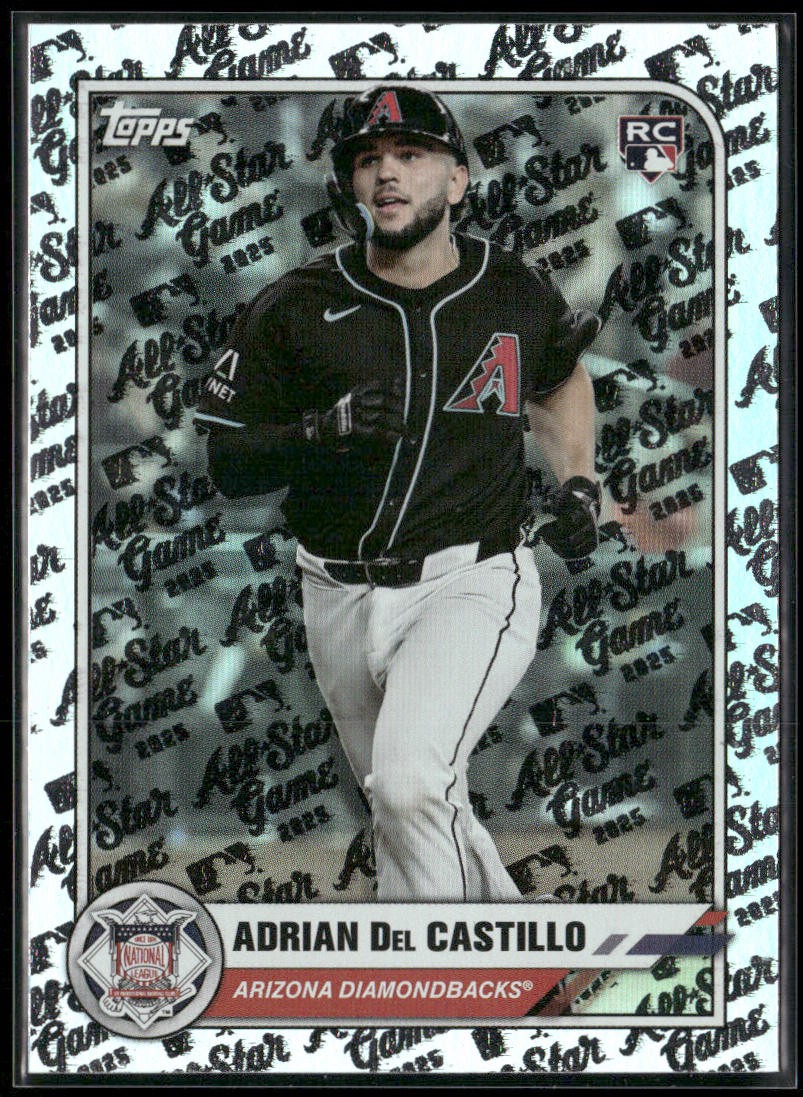 Adrian Del Castillo 2025 Topps All-Star Game Rainbow Foil #86 RC Arizona e