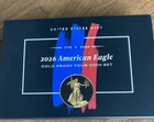 2026 4 Coin Proof Gold Eagle Set w/ COA  In Hand 1776-2026 US Mint