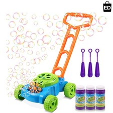 Battery-Powered Bubble Lawn Mower for Kids - Fun Push Toy for Outdoor Adventures