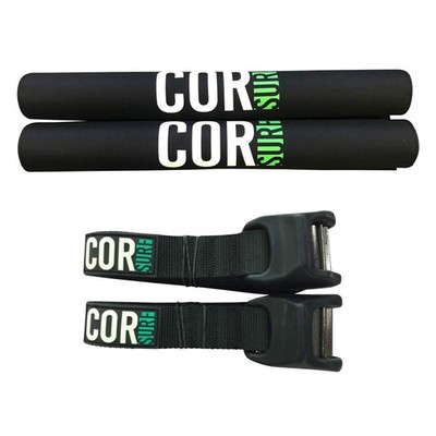 Round Roof Rack Pads with Scratch Resistant Silicone Tie Down Straps for Padd...