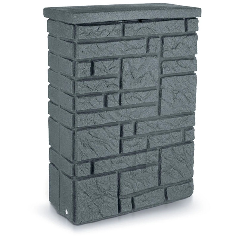 Récupérateur d'eau de pluie 300L ARVÈS cuve de stockage eau de jardin maurano anthracite