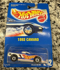 Hot Wheels 1993 Camaro #242 11243 Ultra Hots Blue Jack Baldwin Sealed Vintage