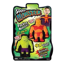 Jaru® Pocket Squish Monsters - 2 PACK - Stretch Crush Smash!