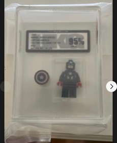 UKG 95% Graded Lego Marvel Super Heroes Captain America 2012 San Diego Toy Fair