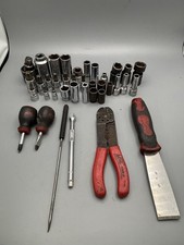 Mac Tool Lot Of 38 Sockets Screwdrivers Scraper Wire Strippers Extension Mac Tool Lot Of 38 Sockets Screwdrivers Scraper Wire Strippers Extension
