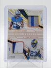 JAHMYR GIBBS KYREN WILLIAMS 2025 IMMACULATE DUAL JERSEY PATCH GOLD /10 Q5849