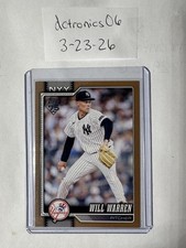 2026 Topps Series One-Gold Will Warren New York Yankees #176 Numbered /2026