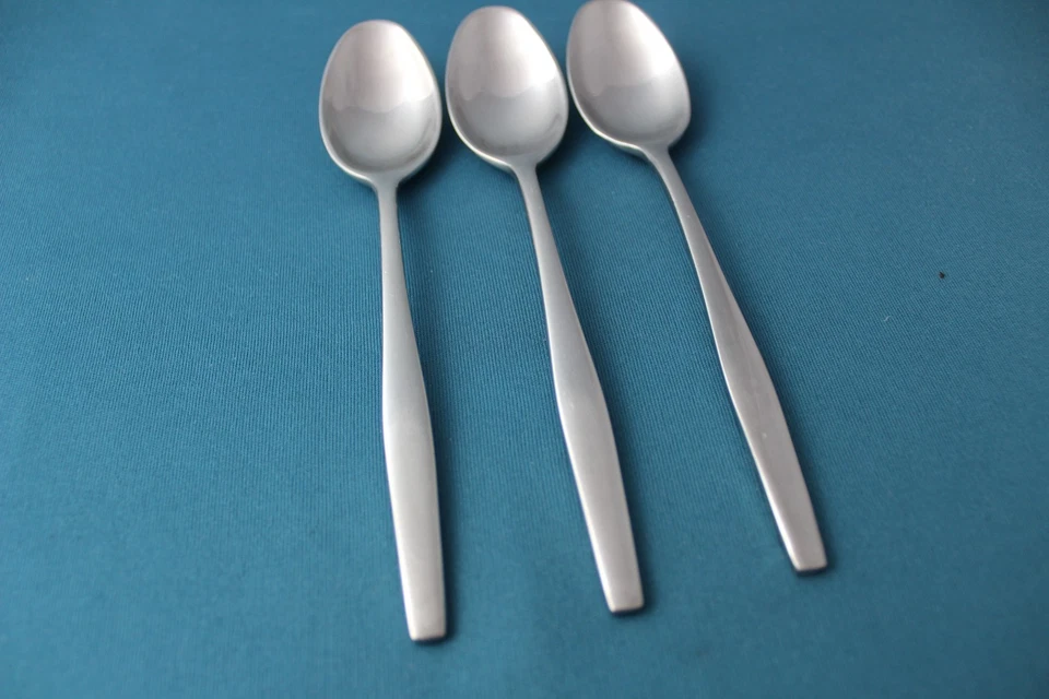 3 cucharaditas Dansk VARIATION V acero inoxidable satinado Japón 6 5/8" Foto 2 de 4