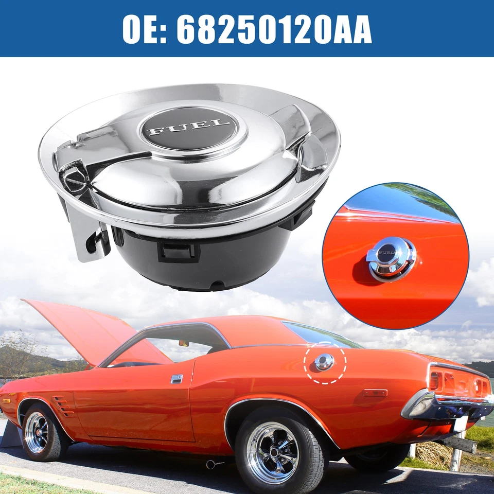 Cubierta de llenado de tanque de combustible para auto edición Vapor personalizada única para Dodge Challenger Foto 3 de 4