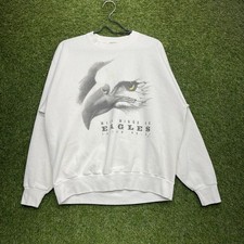 Vintage Jesus Sweatshirt Mens XL With Wings as Eagles Isaiah 40:31 90s Religion