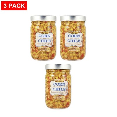Trader Joe s Corn and Chile Tomato-less Salsa 13.75 Oz - Pack of 3