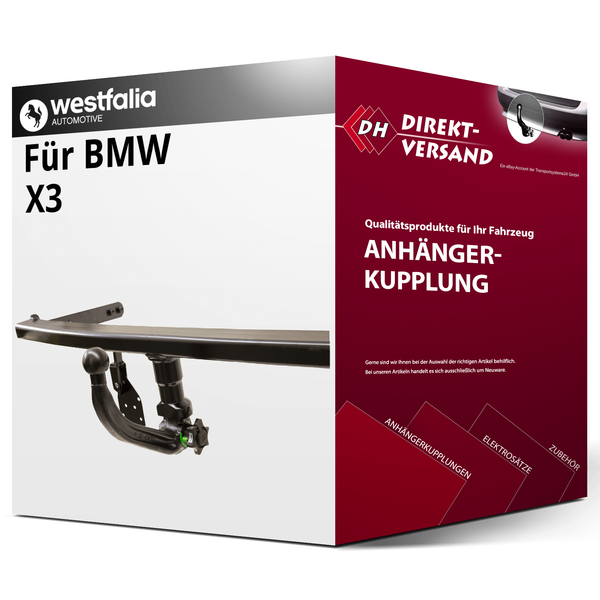 für BMW X3 Typ F25 (Westfalia) AnhäNgerkupplung Vertikal Abnehmbar Top-image