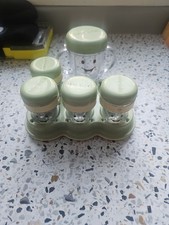 Nutribullet Magic Bullet Baby Bullet Food Storage Jar Kit 11 pc Green