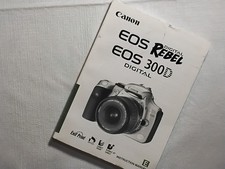 Canon EOS Rebel-ESO 300D Camera Instruction Manual -English