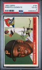 1955 TOPPS #164 ROBERTO CLEMENTE PSA 4
