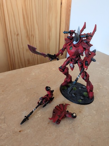 Warhammer 40k Aeldari Wraithknight Professionally Painted.