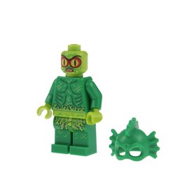1X Lego Minifigure Monster Fighters Swamp Creature Green Mask 9461 MOF014