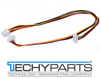 Supermicro 60/45cm Power Cable 1x 8-pin to 2x IDE 4-pin angled CBL-PWEX-0650