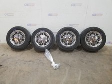 97 LINCOLN MARK VIII 16X7 WHEEL RIM ALUMINUM SET CHROME WITH TIRES