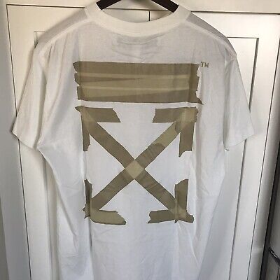 Medic Volwassen Leia Off-White c/o Virgil Abloh x Caravaggio Arrows T Shirt NWT size XS | eBay