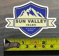 Sun Valley Sticker Decal 2.5" Idaho Mountain Ski Snowboard Bogus Basin