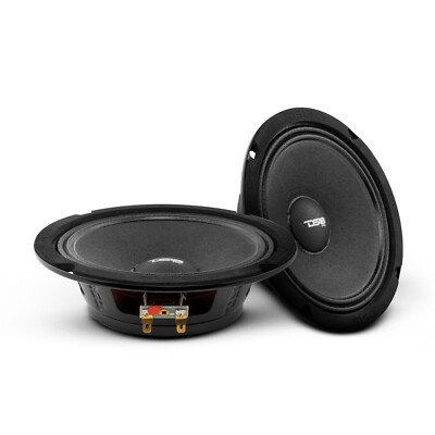 DS18 PRO-NS6.4 6.5'' Shallow Speaker Neodymium Car Audio Mid-Range - 2 Speakers