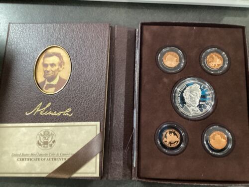 2009 Lincoln Coin and Chronicles Proof Set Silver Dollar and 4 Cents E1458 - Picture 5 of 8
