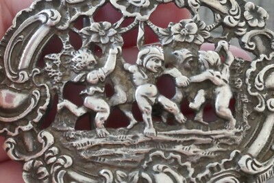 Antique German Hanau Silver Buckle Hanau Silver Box - Etsy main image 2