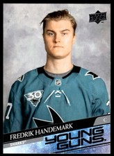 2020-21 Upper Deck Young Guns Fredrik Handemark Rookie San Jose Sharks #711 R24