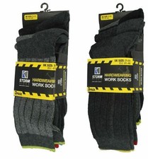 Mens Thermal Work Socks Heavy Duty Warm Hiking Boot Socks UK 7-11 Black