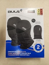 Bula Polartec Convertible Balaclava 2 Pack Black S/M