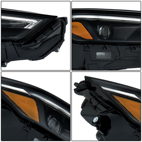 Faro lateral derecho negro tipo LED DRL para Toyota Grand Highlander 2024 Limited - Imagen 6 de 13