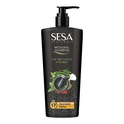 Sesa Ayurvedic Hair Fall Control Medicinal Shampoo With Bhringraj 16 Herbs 500ML