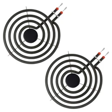 MP15YA 6" Electric Range Burner Element Unit Set Replaces With MP12MA 2-PACK
