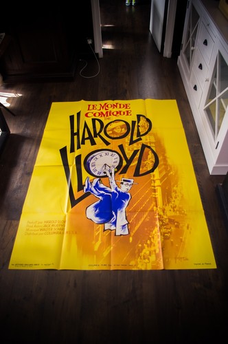 HAROLD LLOYD'S WORLD OF COMEDY Large French Vintage Movie Poster Original