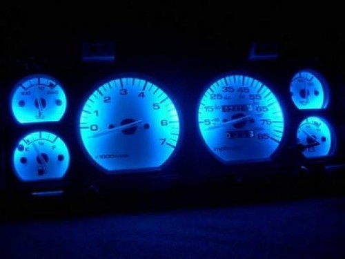 Instrument Cluster White Face Gauges for 1991-1996 Jeep Cherokee - Picture 4 of 4