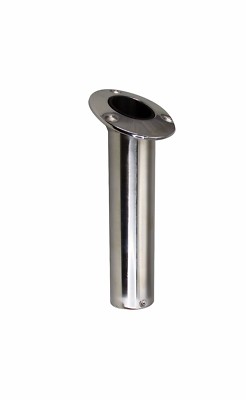 Pactrade Marine Boat S.S 316 Cast Flush Mount Fishing Rod Holder 30° With Drain