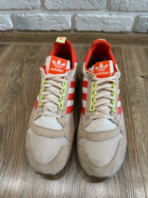 Adidas ZX 500 Jordan Beige Orange Trainers Size 44.5 FU9247 Adidas ZX 500 Jordan Beige Orange Trainers Size 44.5 FU9247