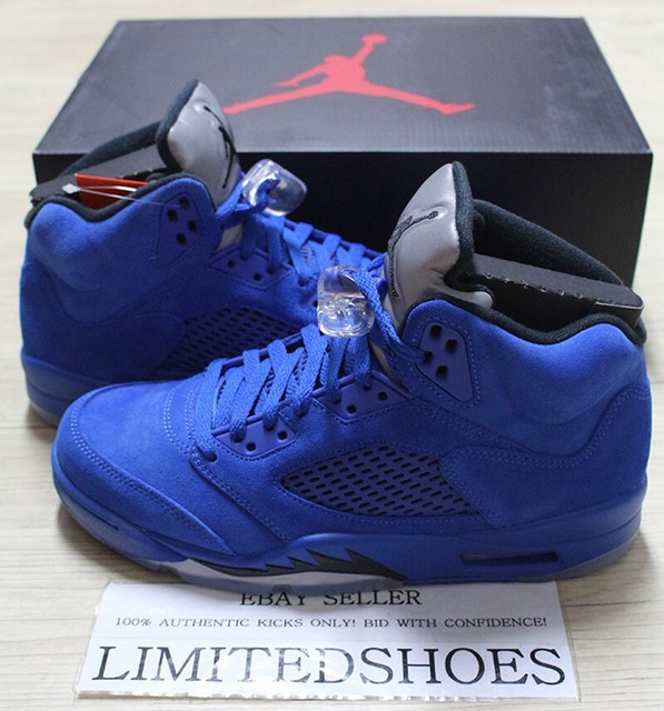 retro 5 royal blue