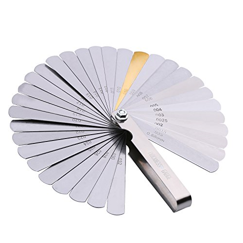 Hotop 32 Blades Steel Feeler Gauge Dual Marked Metric and Imperial Gap Measur... - Bild 3 von 7