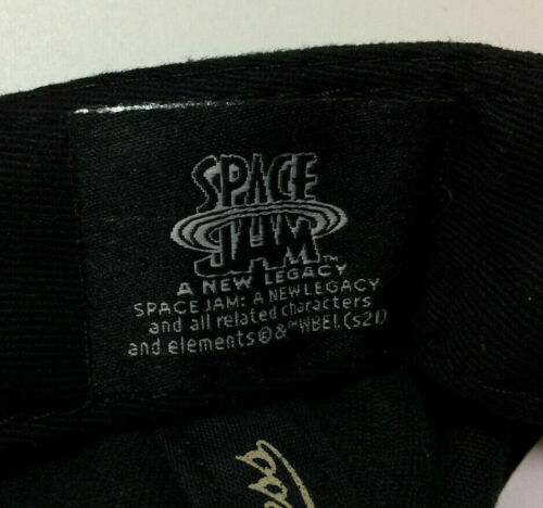 NUEVO Mitchell & Ness x Space Jam A Nuevo Legado NBA Correa Sombrero Negro Papá SOMBRERO - Imagen 4 de 4