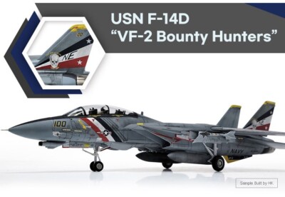 F-14D Tomcat VF-2 Bounty Hunters 1:72 USN Plastik Modellbausatz Academy Neu #...