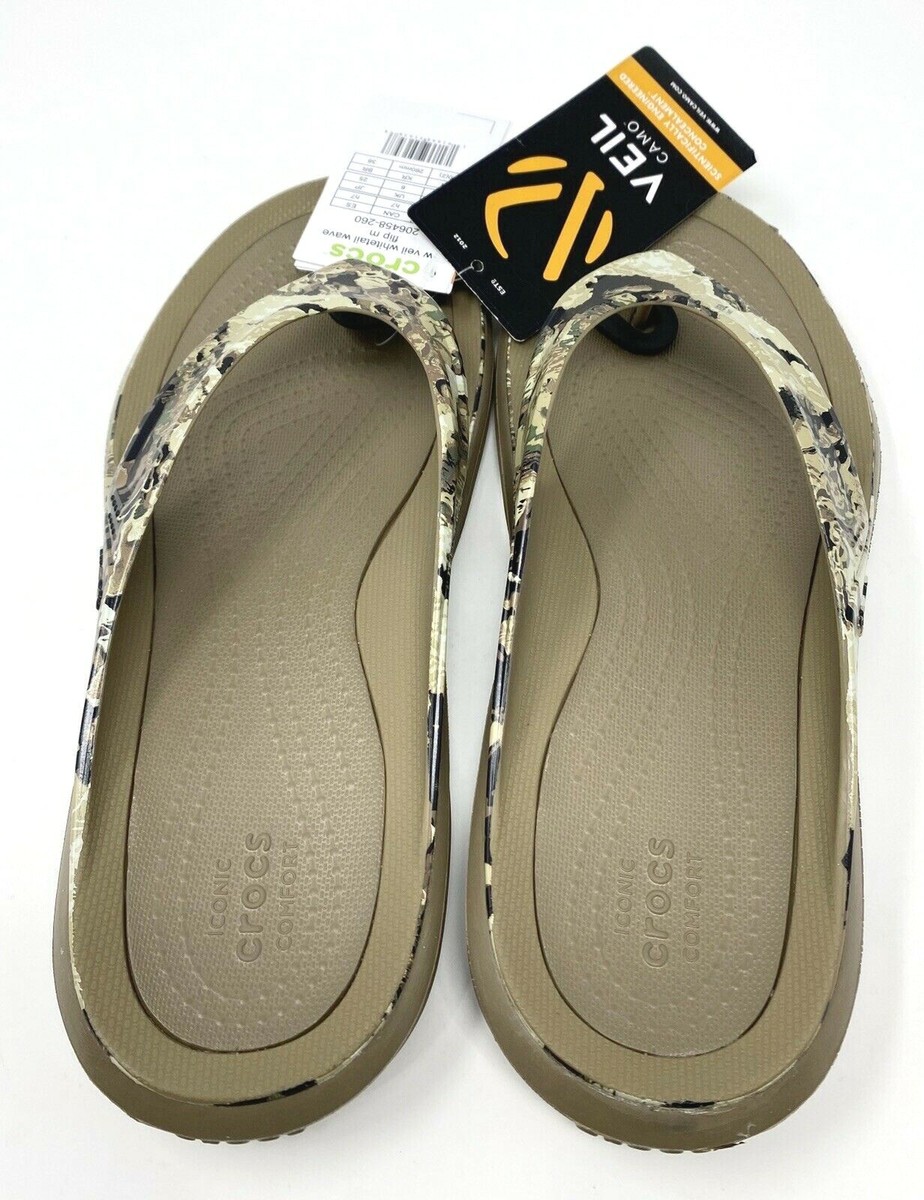 Crocs Swiftwater Wave Flip Flop Mens size 7 Camo NEW | eBay display picture 3