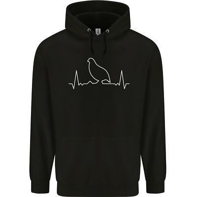 Wachtel Vogel EKG Kinder Kids Hoodie