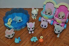 Disney Jr T.O.T.S. Tiny Ones Mixed Lot Flocked Animals Accessories Stroller Pool